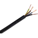 RS PRO 4 Core Power Cable Black 0.75mm² 70 °C 100 m Polyvinyl Chloride 775-6148