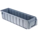 RS PRO Polypropylene Storage Bin Blue 90 mm x 117 mm x 400 mm 775-5306