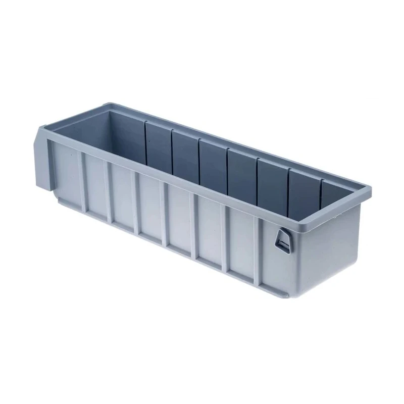 RS PRO Polypropylene Storage Bin Blue 90 mm x 117 mm x 400 mm 775-5306