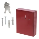 Rottner Comsafe Steel Wall Mount Red Emergency Key Lock Box 32x120x150 mm T01323