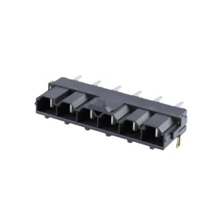Molex 42820 Series Right Angle Through Hole PCB Header, 6 Contacts, 10 mm Pitch, 1 Row, Shrouded 42820-6213