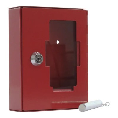 Rottner Comsafe Key Lock Box Wall Mount Steel Red 120mm x 150mm x 32mm T01334