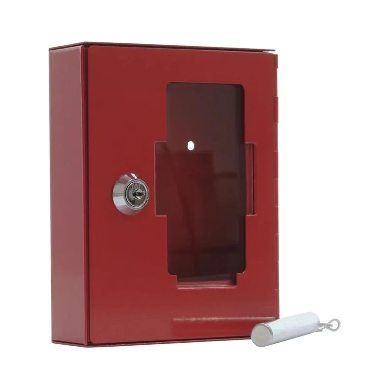Rottner Comsafe Key Lock Box Wall Mount Steel Red 120mm x 150mm x 32mm T01334