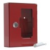 Rottner Comsafe Key Lock Box Wall Mount Steel Red 120mm x 150mm x 32mm T01334