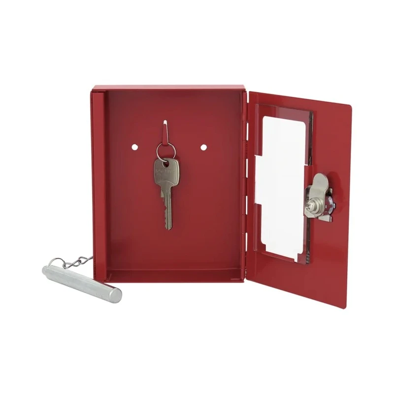 Rottner Comsafe Key Lock Box Wall Mount Steel Red 120mm x 150mm x 32mm T01334