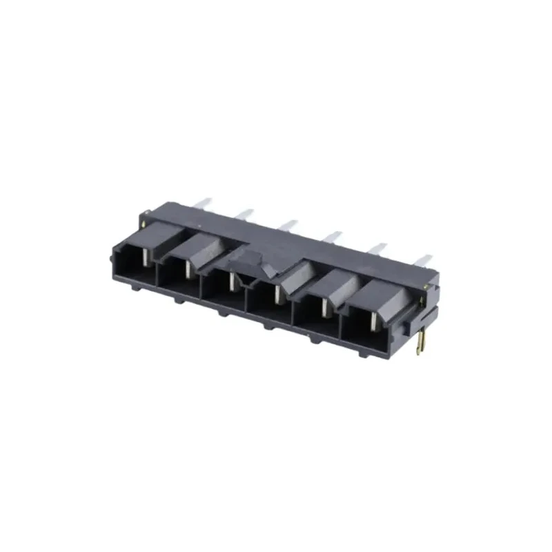 Molex PCB Header Right Angle Through Hole, 6 Contacts, 10 mm Pitch, 1 Row, Shrouded, Brass Gold Plated, 42820-6213