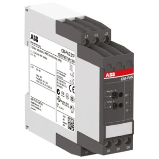 ABB Three-Phase Monitoring Relay DPDT DIN Rail Mount 160V/300V/500V AC 1SVR730774R1300 CM-PAS.31S