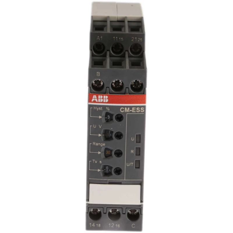ABB Monitoring Relay 1 Phase DPDT DIN Rail Mount 240V AC DC 1SVR730830R0400 CM-ESS.2S
