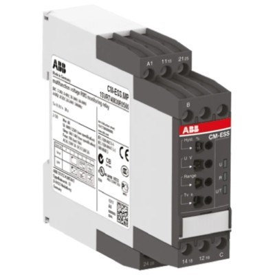 ABB Monitoring Relay 1 Phase DPDT DIN Rail Mount 240V AC DC 1SVR730830R0500 CM-ESS.MS