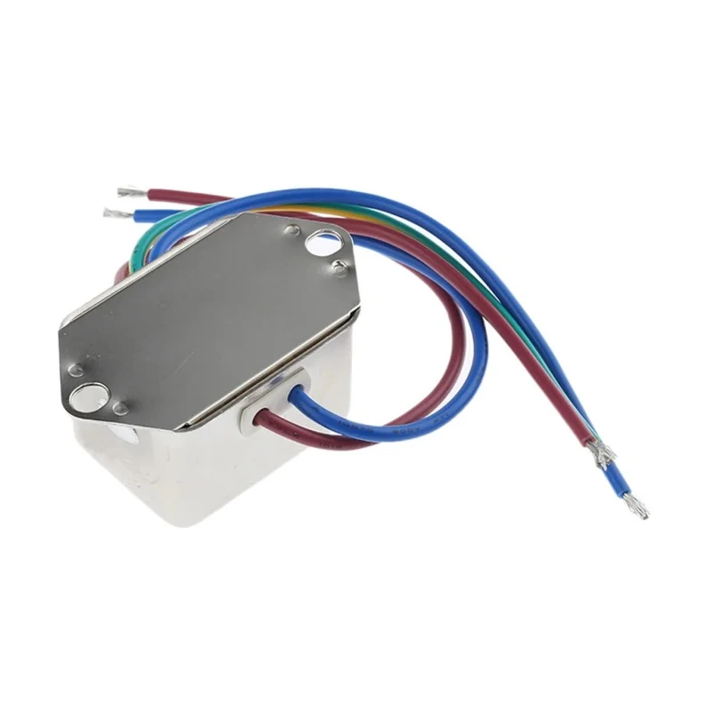 Schaffner Chassis Mount EMI Filter FN2010 10A 250V ac/dc 0Hz-400Hz Wire Termination FN2010