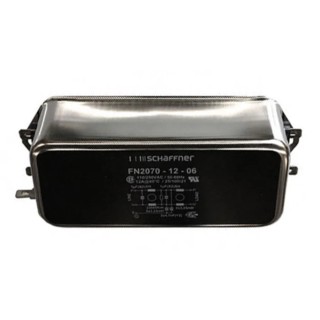 Schaffner Chassis Mount EMI Filter 12 A 250V ac/dc 400Hz Fast-On Termination FN2070