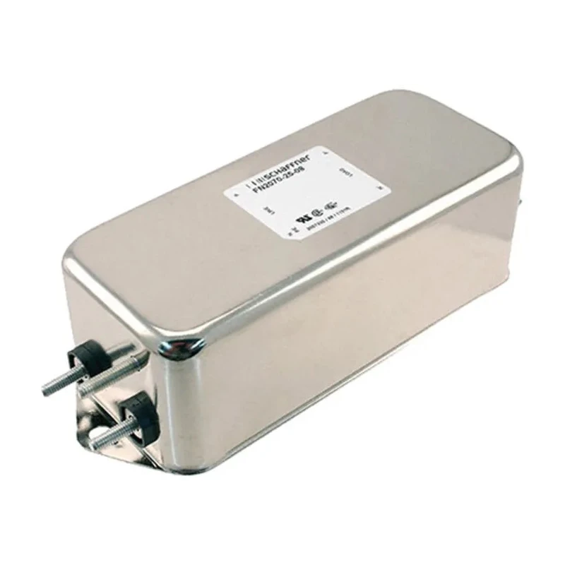 Schaffner Chassis Mount EMI Filter 25 A 250V AC/DC 400Hz 2-Stage Stud 1 Phase FN2070 25-08