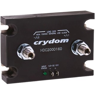 Crydom HDC Series Solid State Relay Panel Mount 120A Load 7-72V DC Load, 4.5-32V DC Control HDC100D120
