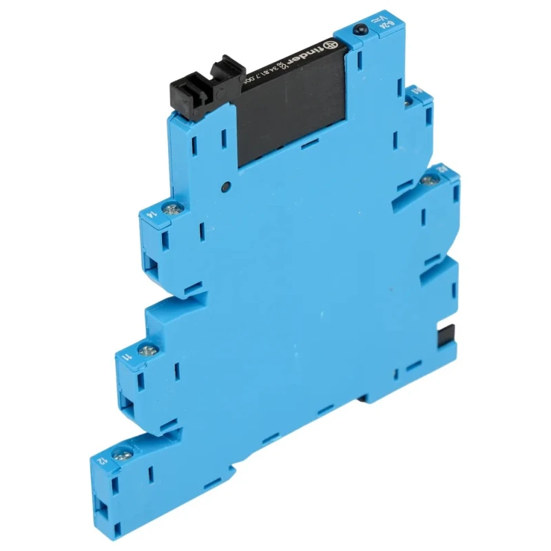 Finder Solid State Interface Relay, 6A Load Current, Control Voltage 4.8-6.6V DC, DIN Rail Mount Screw 39.10.7.006.9024