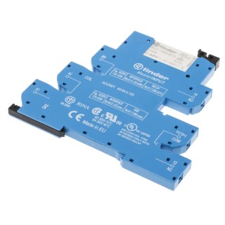 Finder 39 Series Electromechanical Interface Relay DIN Rail Mount 125V AC Coil SPDT Contact 6A 250V AC 70°C 39.41.0.125.5060