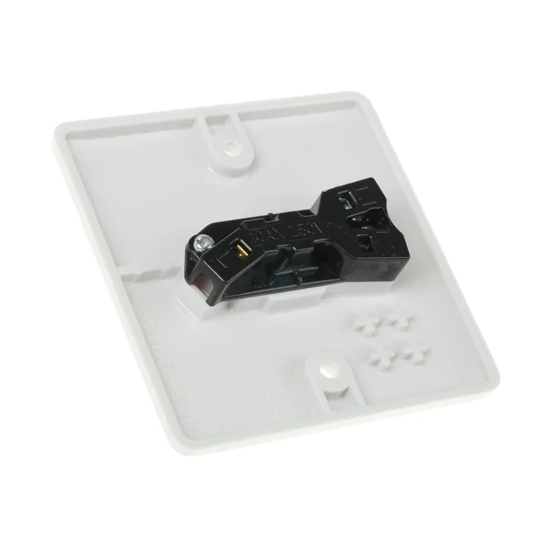 RS PRO White 2 Way Rocker Light Switch 1 Gang 250V 10A Urea Formaldehyde Matt Finish 775-8090