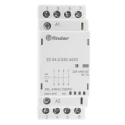 Finder 22 Series 4-Pole Contactor with 230V AC Coil, 25A Contact Current, 4 kW Power Rating, 2 NO/2 NC 22.34.0.230.4620