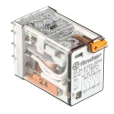 Finder Power Relay 24V ac Coil Voltage, 7A Switching Current, 4PDT Contact Configuration 55.34.8.024.0054