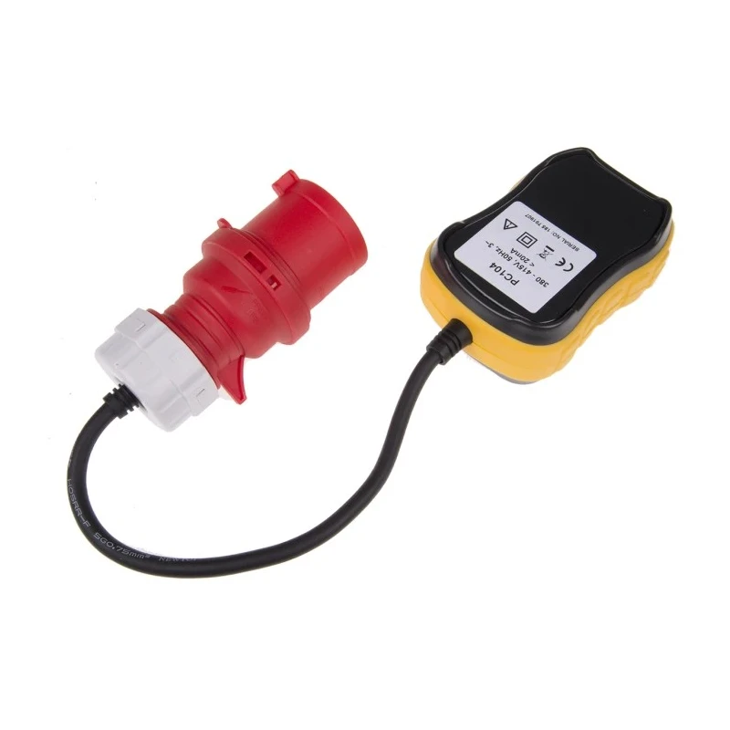 Martindale 3 Phase Industrial Socket Tester 32A 415V CAT III PC104