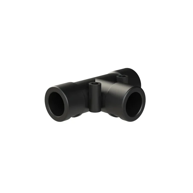 PMA Conduit Fitting T Piece Natural Polyamide 6, NW12 x 3 Nominal Size, Black, IP66 Rated 