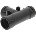 PMA Conduit Fitting T Piece Natural Polyamide 6, NW12 x 3 Nominal Size, Black, IP66 Rated 