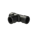 PMA Conduit Fitting T Piece Natural Polyamide 6, NW12 x 3 Nominal Size, Black, IP66 Rated 