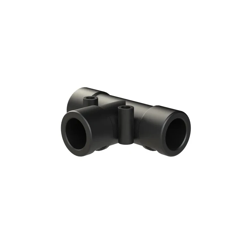 PMA Conduit Fitting T Piece Natural Polyamide 6, NW12 x 3 Nominal Size, Black, IP66 Rated 