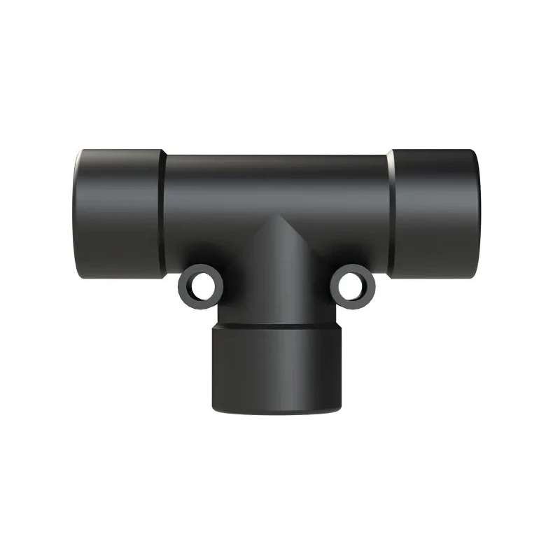 PMA Conduit Fitting T Piece Natural Polyamide 6, NW12 x 3 Nominal Size, Black, IP66 Rated 