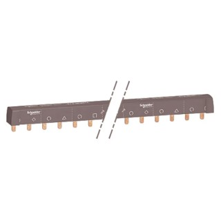 Schneider Electric Acti9 Accessoires 4 Phase Busbar 415 V AC 100A Current Rating 18 mm Pitch