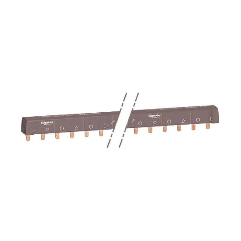 Schneider Electric Acti9 Accessoires 4 Phase Busbar 415 V AC 100A Current Rating 18 mm Pitch 