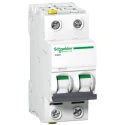 Schneider Electric Acti9 iC60H Miniature Circuit Breaker, 2-Pole, 16A, Type C, 440V AC, 125V DC, 10 kA Breaking A9F07216