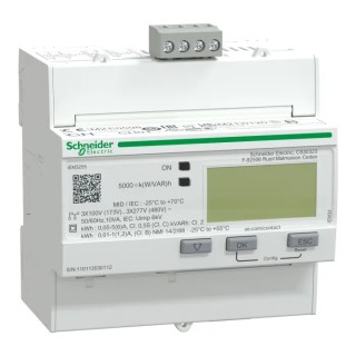 Schneider Electric 3 Phase Digital LCD Energy Meter Acti9 iEM Series A9MEM3255