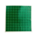 RS PRO Green Black Vinyl Self-Adhesive Protective Earth Safety Label Symbol 25 mm x 25 mm 776-0958