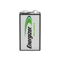 Energizer 9V Rechargeable NiMH Battery 175mAh Capacity Press Stud Termination 0°C to 50°C 7638900138771