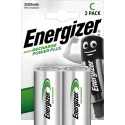 Energizer NiMH Rechargeable C Battery 1.2V 2.5Ah 50mm Height 66g Weight 7638900138740