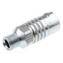 RS PRO Steel Pneumatic Quick Connect Coupling, 1/4 in Male G, Zinc Plated, 17 bar Maximum Pressure 776-8328