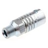 RS PRO Steel Pneumatic Quick Connect Coupling, 1/4 in Male G, Zinc Plated, 17 bar Maximum Pressure 776-8328