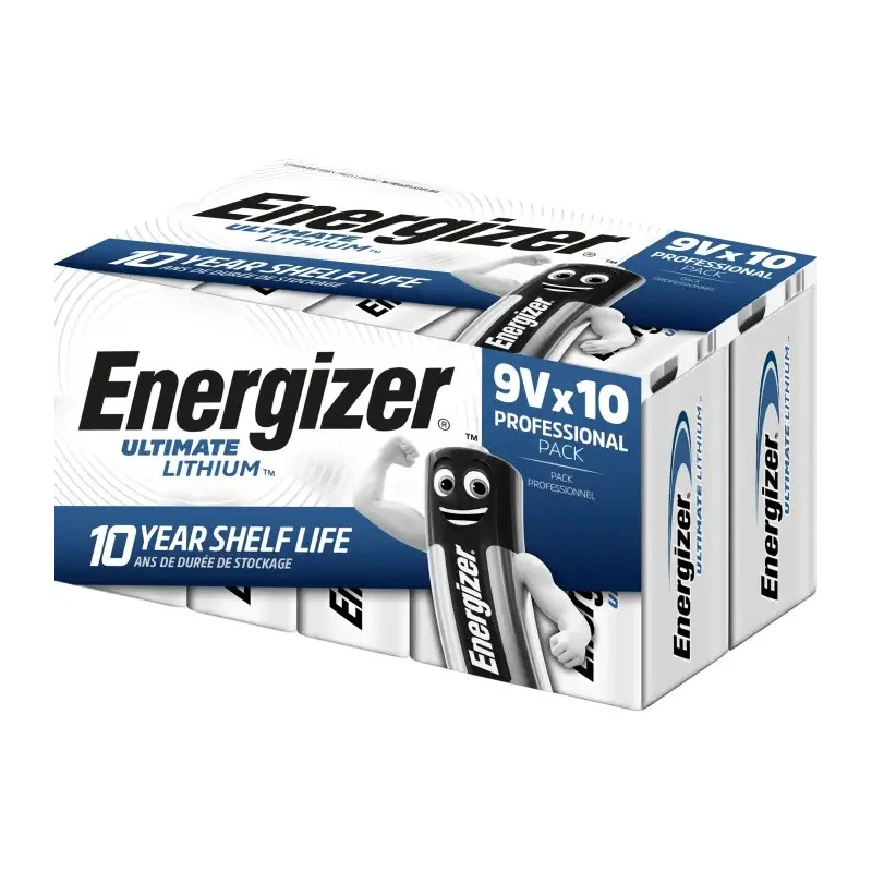Energizer 9V Lithium Manganese Dioxide Battery LA522