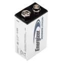 Energizer Lithium Manganese Dioxide 9V Battery 7638900332872, 9.0V Nominal Voltage, Standard Termination, China
