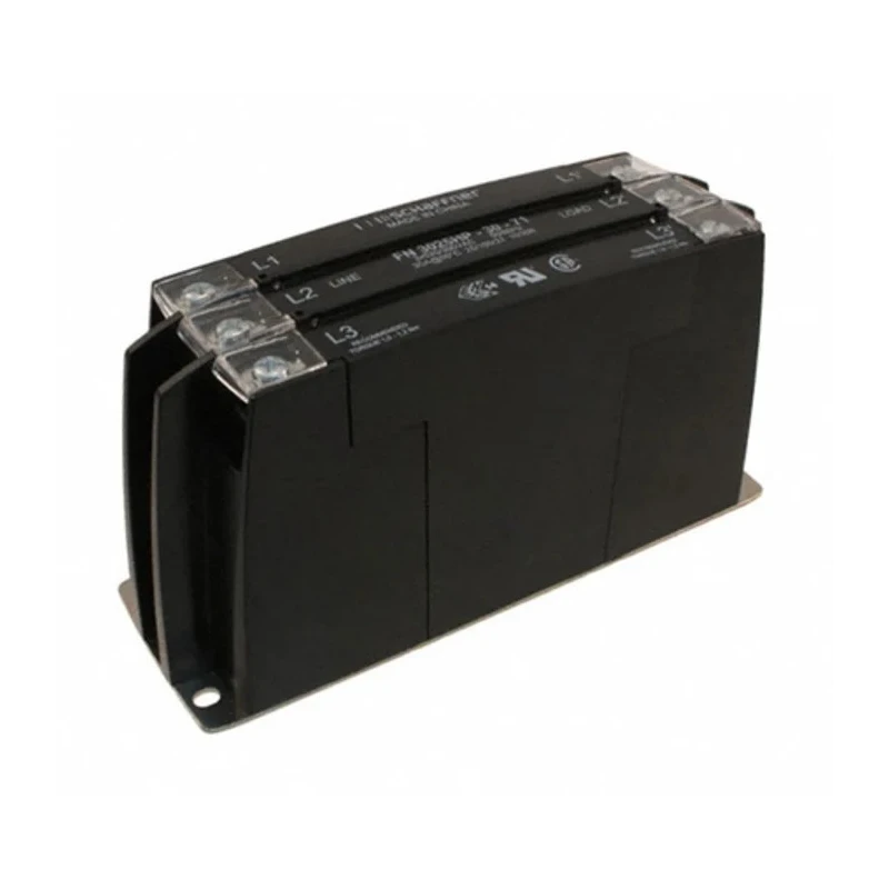 Schaffner 30 A 520V AC 60Hz Chassis Mount EMC Filter Screw Termination 3 Phase FN3025