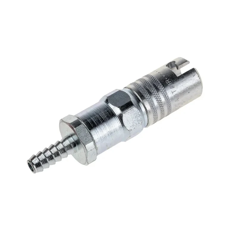 RS PRO Steel Pneumatic Quick Connect Coupling 1/4 in Male G Thread 6.35mm Hose Barb Zinc Plated 17 bar 100°C 776-8371