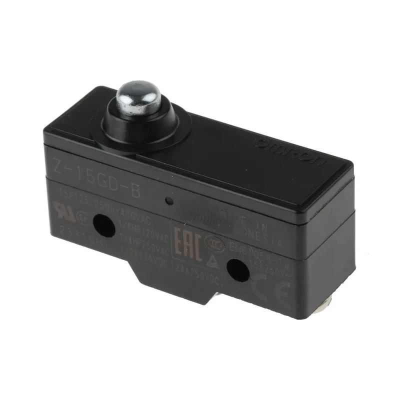 Omron Z Series Plunger Limit Switch SPDT 250V AC 15A Thermosetting Resin Housing IP00 