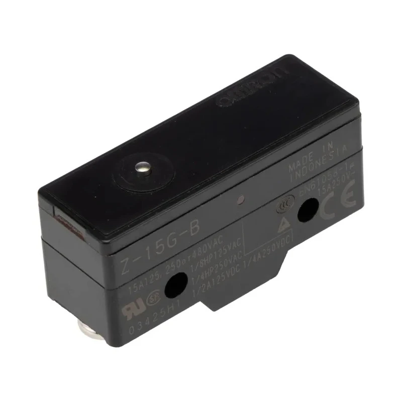 Omron Z-15 Series Plunger Limit Switch SPDT Thermosetting Resin Housing 500V ac 15A IP00 