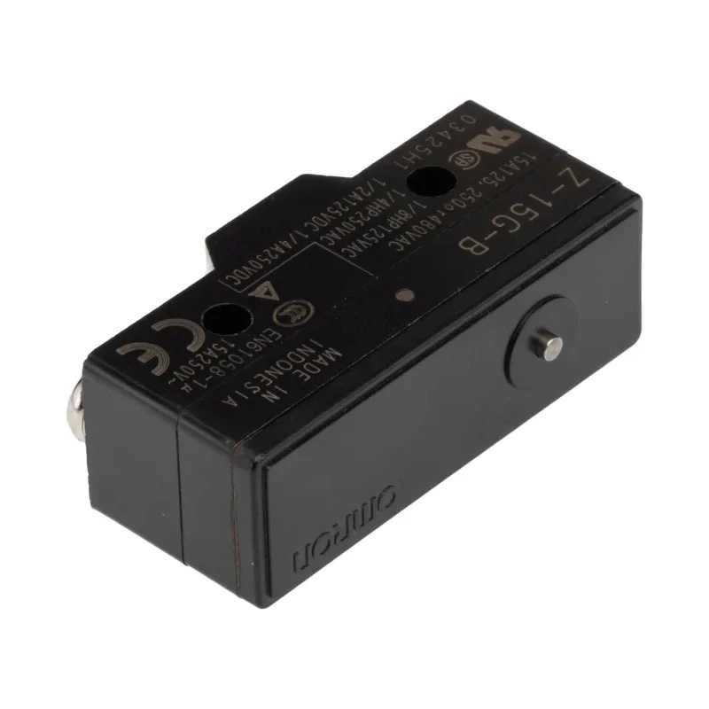 Omron Z-15 Series Plunger Limit Switch SPDT Thermosetting Resin Housing 500V ac 15A IP00 