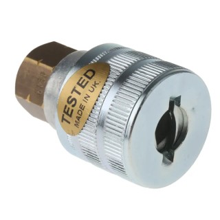 Parker Aluminium Pneumatic Quick Connect Coupling 1/4 in Female G 8952DL-12