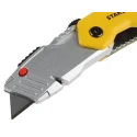 Stanley Folding Fixed Blade Utility Knife with Straight Retractable Steel Blade 60mm 0-10-825