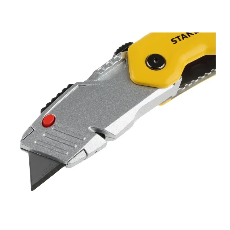 Stanley Folding Fixed Blade Utility Knife with Straight Retractable Steel Blade 60mm 0-10-825