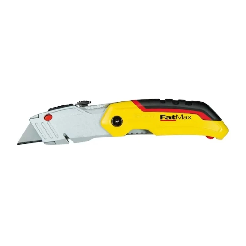 Stanley Folding Fixed Blade Utility Knife with Straight Retractable Steel Blade 60mm 0-10-825