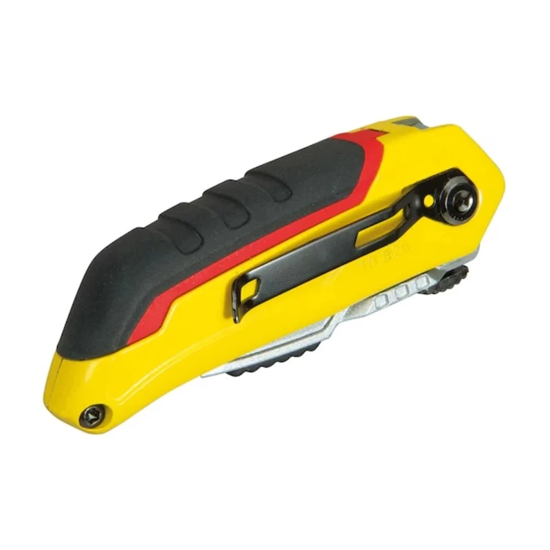 Stanley Folding Fixed Blade Utility Knife with Straight Retractable Steel Blade 60mm 0-10-825