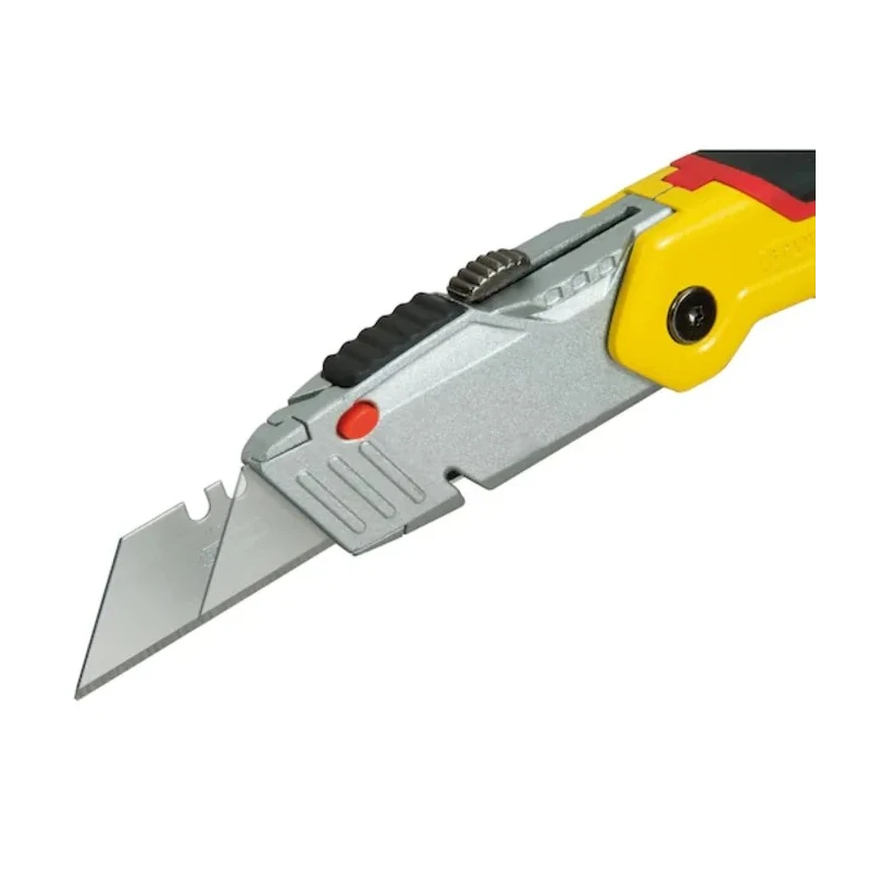 Stanley Folding Fixed Blade Utility Knife with Straight Retractable Steel Blade 60mm 0-10-825